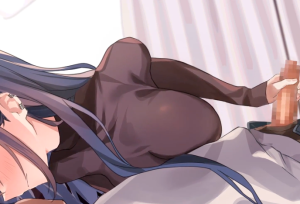 ニットのお姉さんが優しい手○キしてくれる最高な瞬間、、、めちゃくちゃ手つきがいいじゃんね